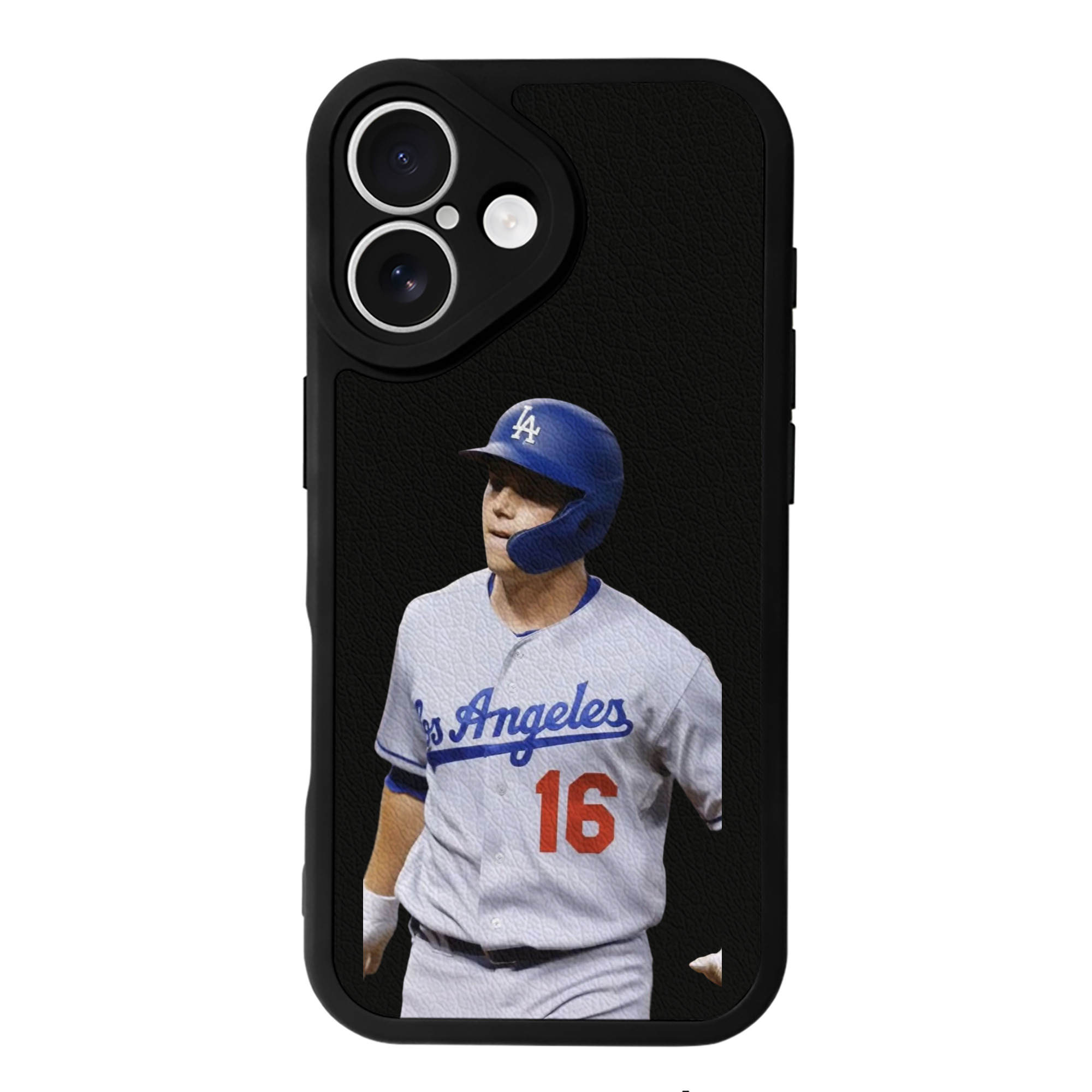  IPhone 16 Silicone Leather Case – UV Print, Lambskin Texture – Perfect Fit, Wireless Charging Compatible, Scratch Resistant, Precise Cutouts – Stylish Protection For IPhone 16